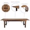 Flash Furniture Rectangle Antique Farm Table, Wood, Wood Grain XA-FARM-16-GG - alternate 9